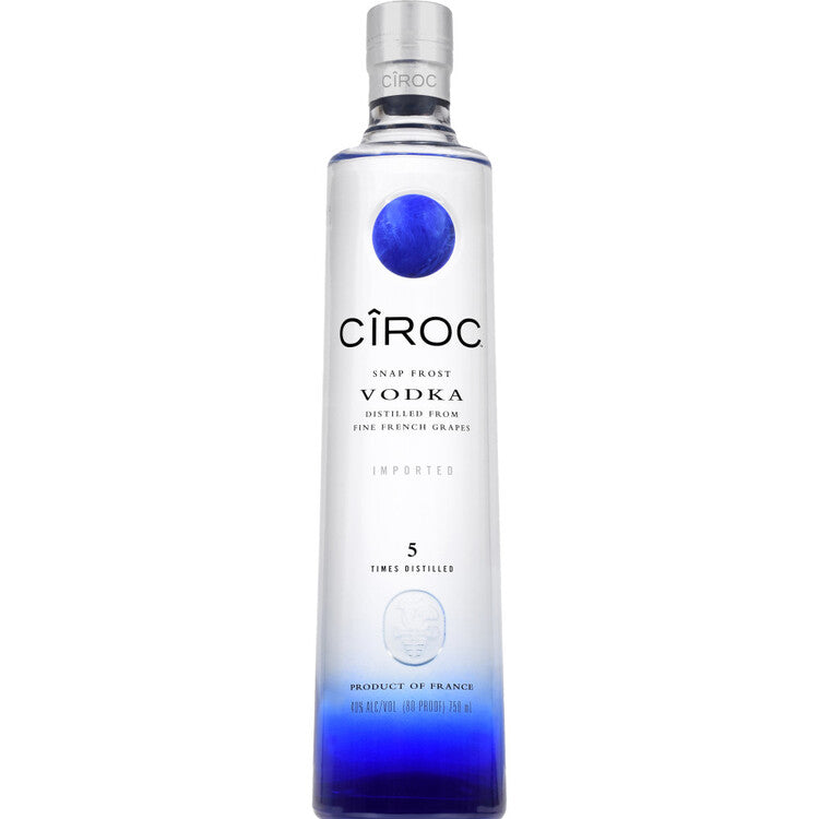 CIROC VODKA SNAP FROST 80 W/ 2 50ML FLOVORED VODKA SUMMER WATERMELON 70 & SUMMER CITRUS 70 750ML