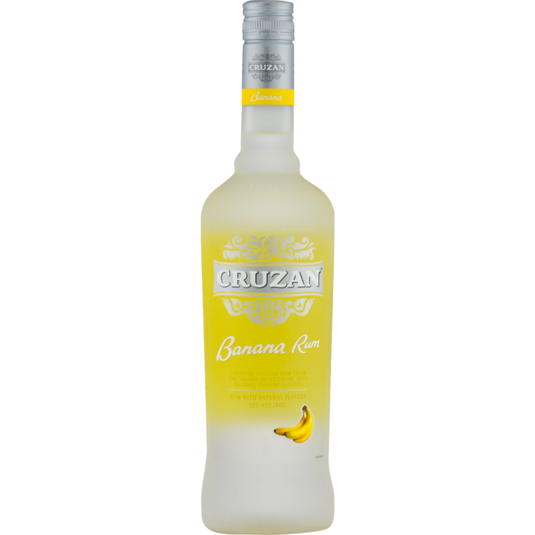 CRUZAN BANANA FLAVORED RUM 42 750ML
