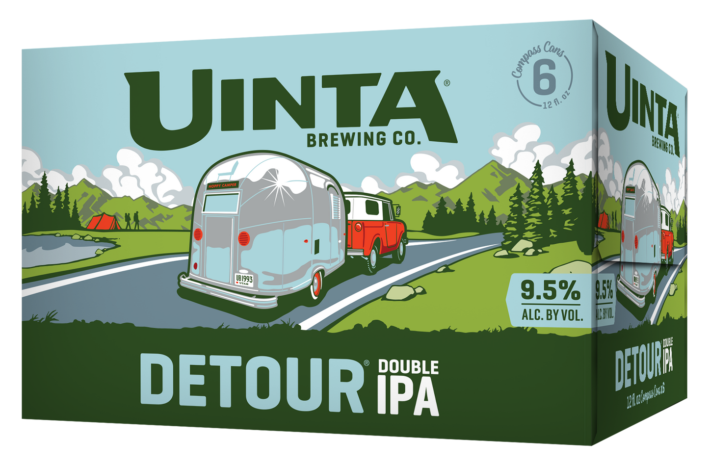 Uinta Detour Double IPA Can 4/6PK 12Z