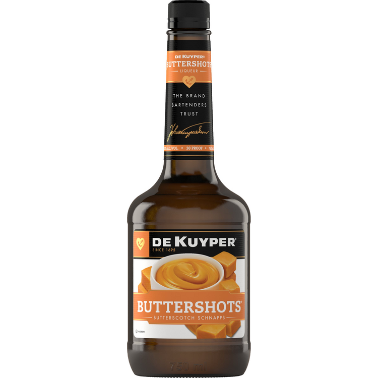 DEKUYPER SCHNAPPS BUTTERSHOTS 30 750ML
