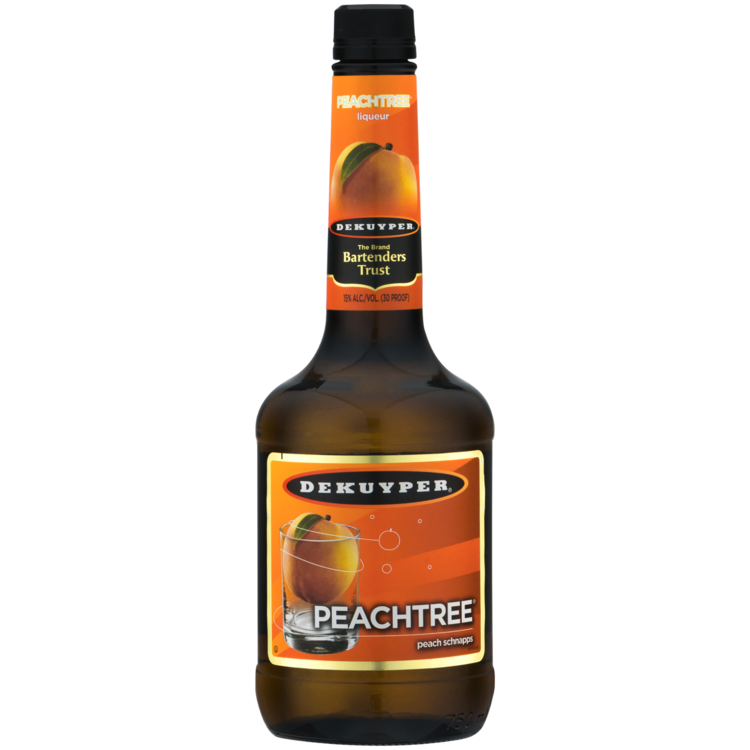 DEKUYPER PEACH SCHNAPPS PEACHTREE 30 750ML