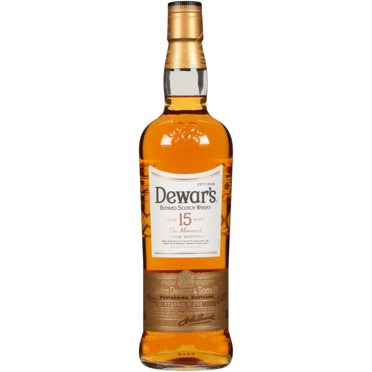 DEWAR'S BLENDED SCOTCH SPECIAL RESERVE 15 YR 80 W/ GIFT TIN 750ML