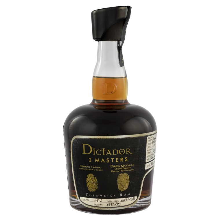 Dictador Aged Rum 2 Masters Barton Bourbon 36 Yr 90 750ML
