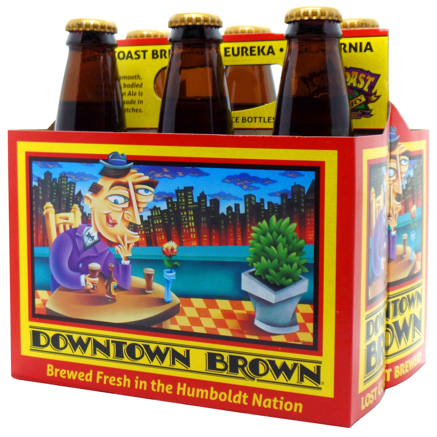 Lost Coast Downtown Brown 6-pack bottles