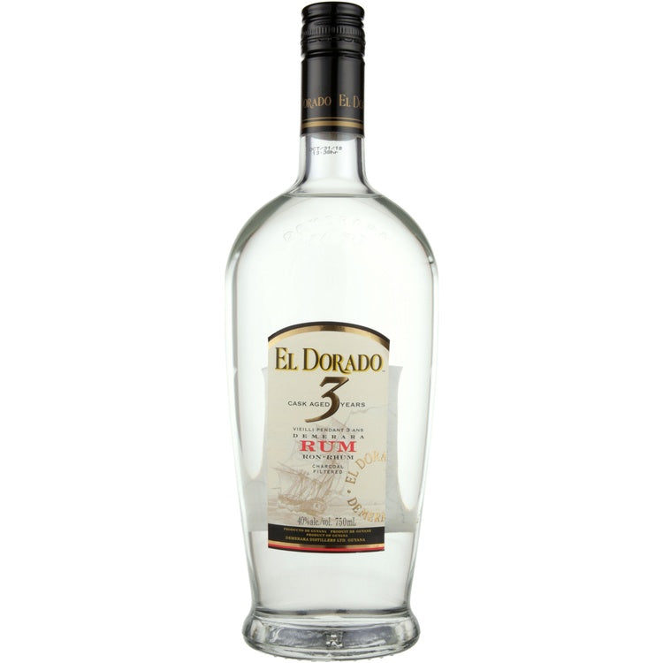 El Dorado Demerara Rum Cask Aged 3 Yr 80 750ML