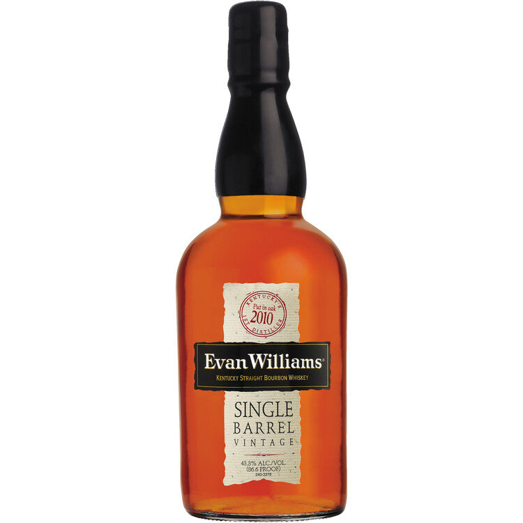 EVAN WILLIAMS STRAIGHT BOURBON SINGLE BARREL 86.6 750ML