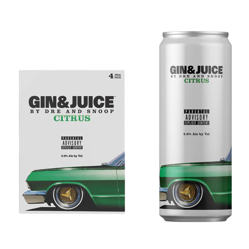 Gin & Juice by Dre and Snoop Citrus Cocktail – The Booze Outlet