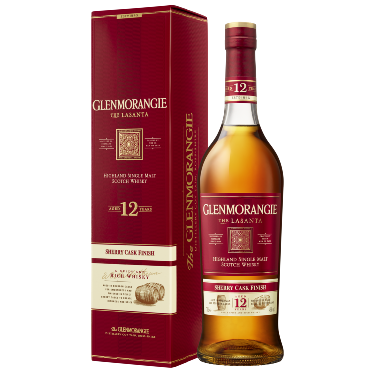 Glenmorangie Single Malt Scotch The Lasanta 12 Yr 86 W/ Gift Box