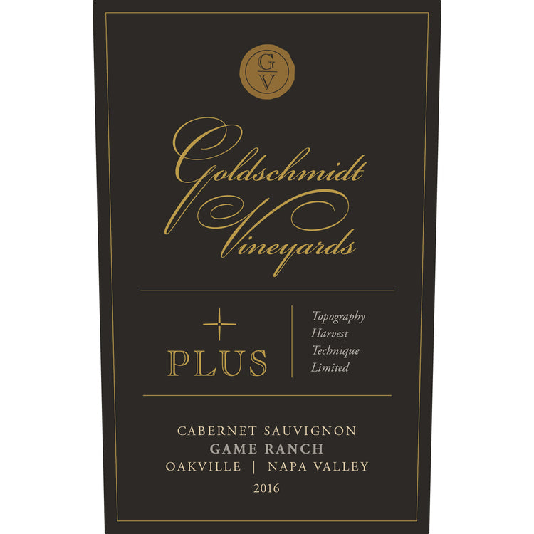 GOLDSCHMIDT VINEYARD CABERNET SAUVIGNON PLUS GAME RANCH OAKVILLE 2016 750ML