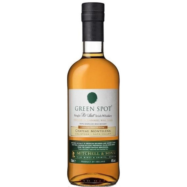 GREEN SPOT SINGLE POT STILL IRISH WHISKEY FINISHED IN ZINFANDEL CASKS CHATEAU MONTELENA 92 750ML