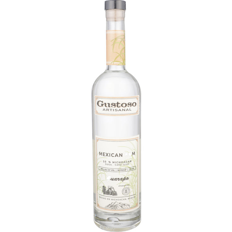 GUSTOSO AGUARDIENTE ARTISANAL RUM GUARAPO 98 750ML