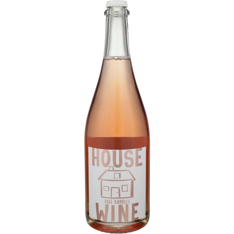 HOUSE WINE ROSE BUBBLES AMERICAN RAINBOW PACKAGING 750ML