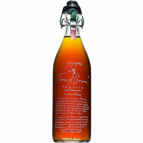 Tears of Llorona No. 3 Extra Anejo Tequila 1 L, Aged in Scotch, Sherry and Brandy Casks