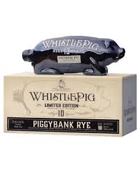 Whistlepig Straight Rye Whiskey Piggybank Limited Edition 10 Yr 110 1 Liter