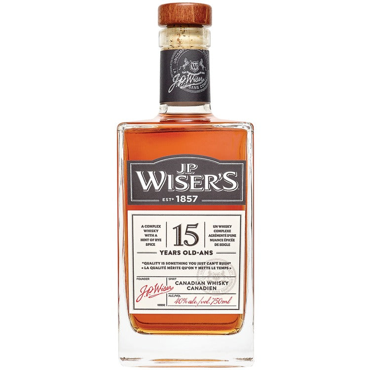 J.P. WISER'S CANADIAN WHISKY 15 YR 80 750ML