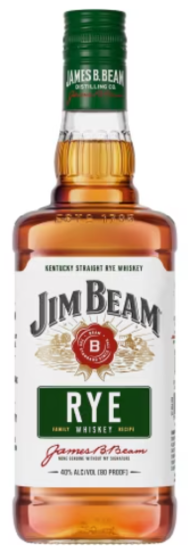 Jim Beam Straight Rye Whiskey Pre Prohibition Style Rye 90 750ML