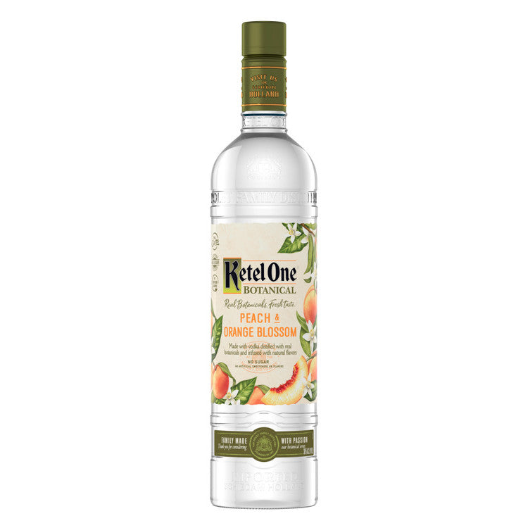 KETEL ONE PEACH & ORANGE BLOSSOM BOTANICAL FLAVORED VODKA 60 750ML