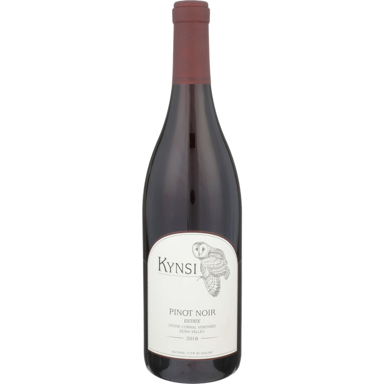 KYNSI PINOT NOIR ESTATE STONE CORRAL VINEYARD EDNA VALLEY 2018 750ML