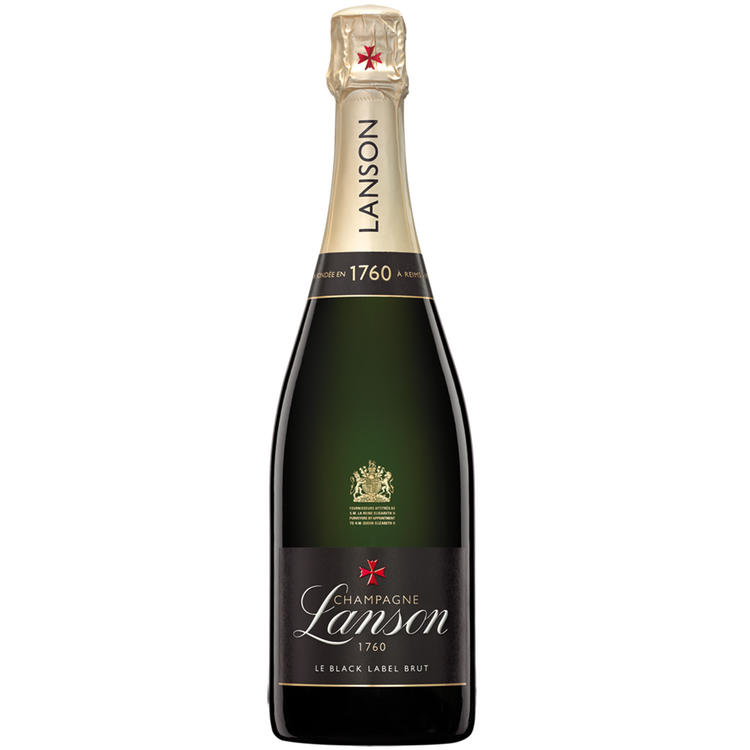 Lanson Champagne Brut Le Black Label 4 Yr W/ Gift Box 750ML