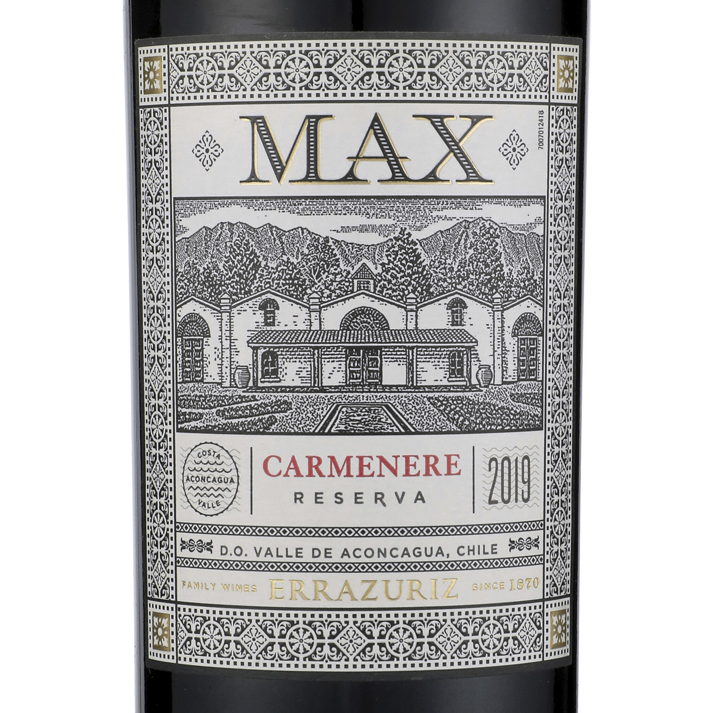 Errazuriz Carmenere Max Reserva Aconcagua Valley 2020 750ML