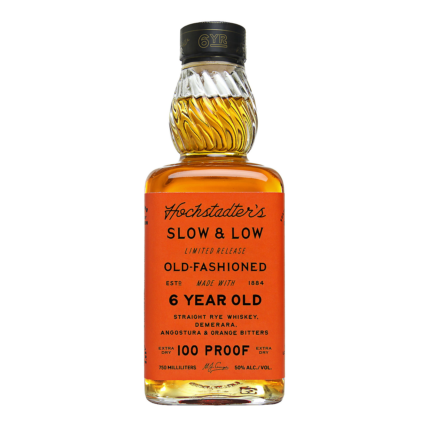 Hochstadter'S Slow & Low Citrus Flavored Whiskey Old-Fashioned 6 Yr 100 750ML