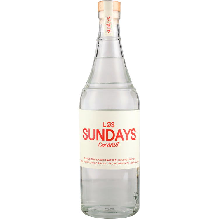 LOS SUNDAYS COCONUT FLAVORED TEQUILA BLANCO 70 750ML