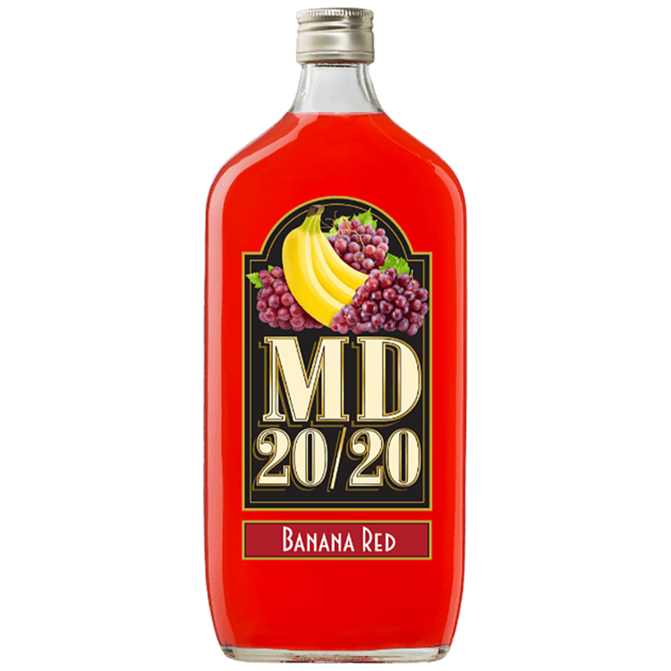 MD 20/20 BANANA RED FLAVORED WINE 750ML