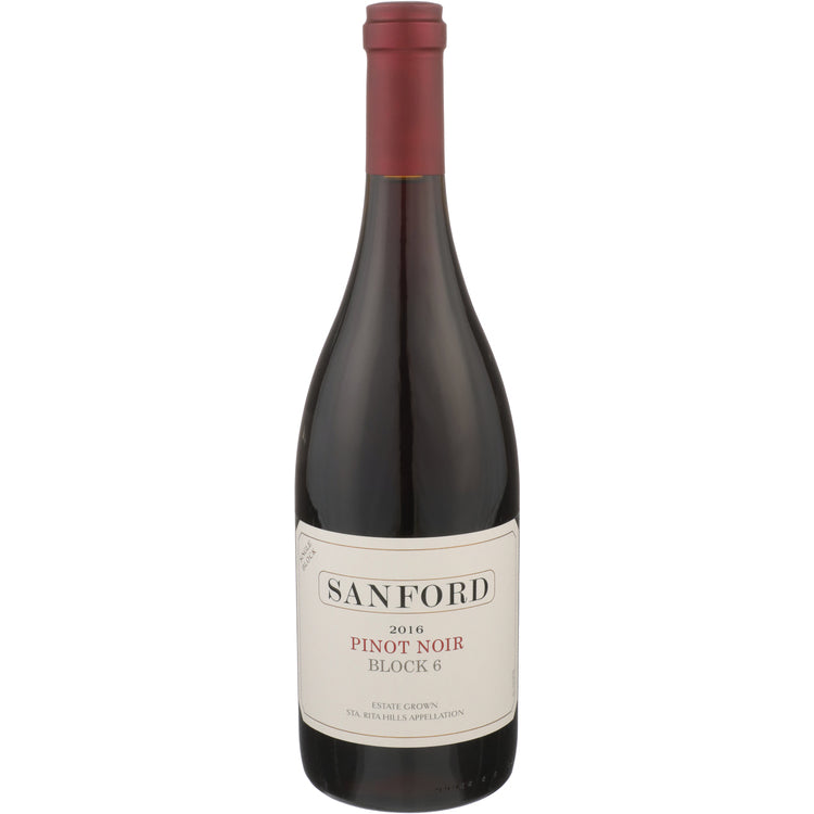 Sanford Pinot Noir Single Block 6 Sanford & Benedict Vineyard Santa Rita Hills 2016 750ML