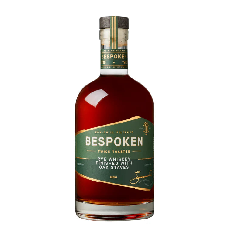 BESPOKEN SPIRITS RYE WHISKEY TWICE TOASTED 100 750ML