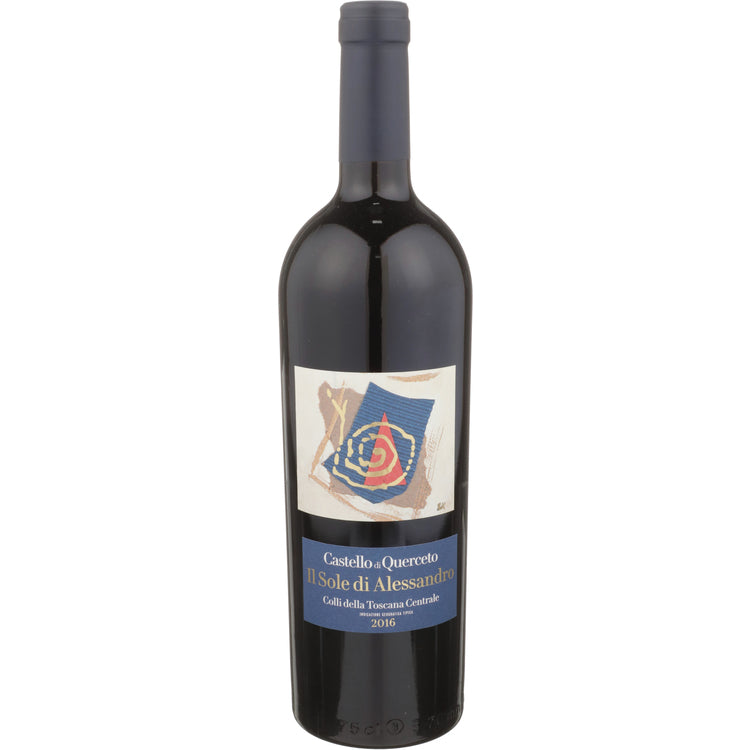 CASTELLO DI QUERCETO COLLI DELLA TOSCANA CENTRALE ROSSO IL SOLE DI ALESSANDRO 2016 WOOD BOX 750ML