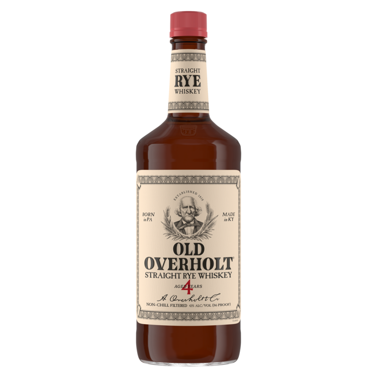 Old Overholt Straight Rye Whiskey 4 Yr 86 750ML