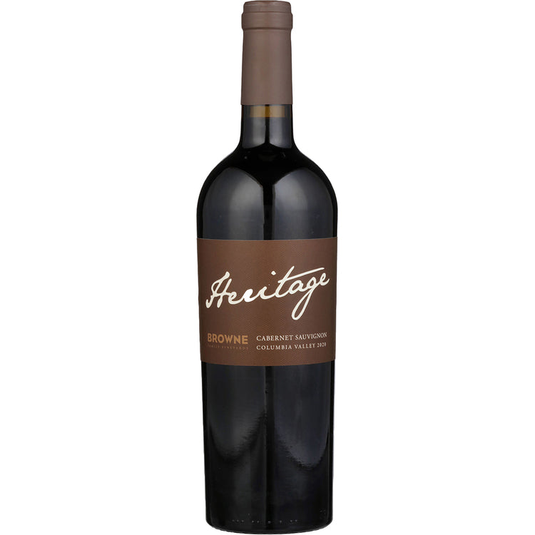 BROWNE FAMILY VINEYARDS CABERNET SAUVIGNON HERITAGE COLUMBIA VALLEY 2020 750ML