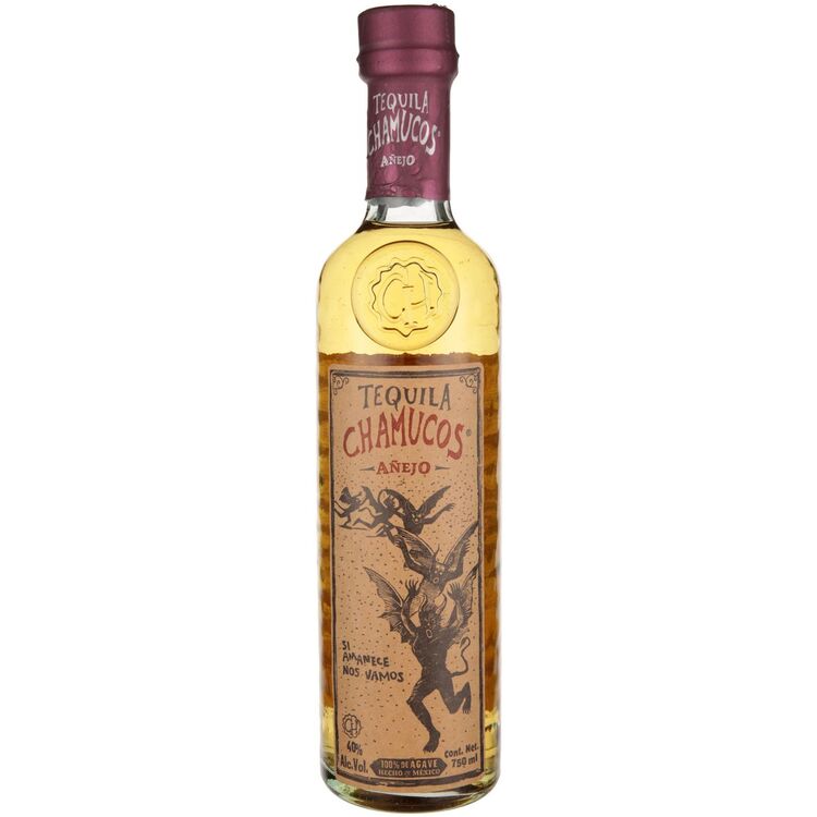 CHAMUCOS TEQUILA ANEJO 80 750ML