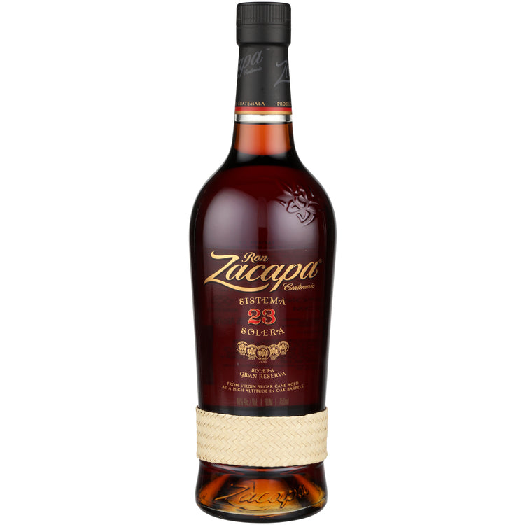 RON ZACAPA AGED RUM CENTENARIO SOLERA GRAN RESERVA 23 YR 80 750ML
