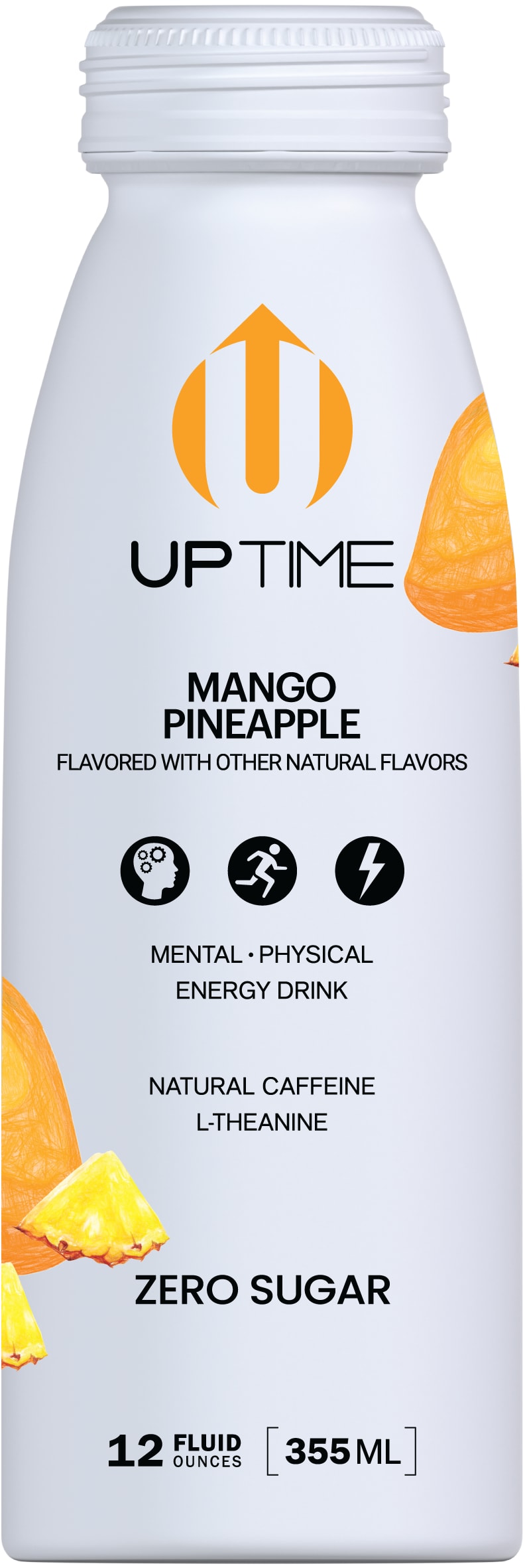 UPTIME Mango Pineapple Sugar Free 12 Pack (12 oz Bottles)