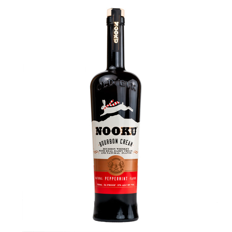 NOOKU PEPPERMINT BOURBON CREAM LIQUEUR 34 750ML