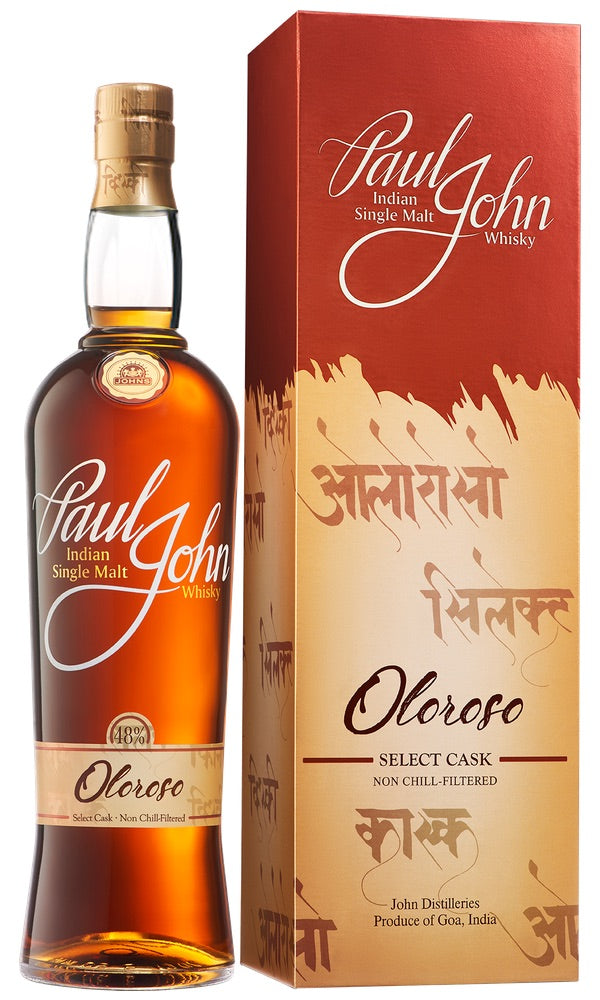 Paul John Single Malt Whisky Oloroso Select Cask 96 750ML