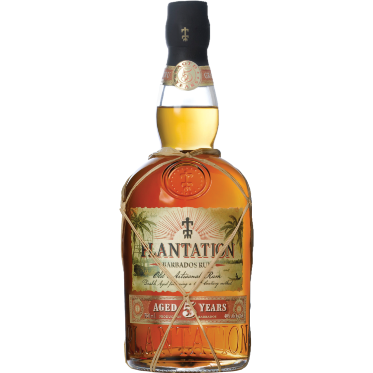 PLANTATION AGED RUM DOUBLE AGED GRANDE TERROIR SIGNATURE BLEND 5 YR BARBADOS 80 750ML