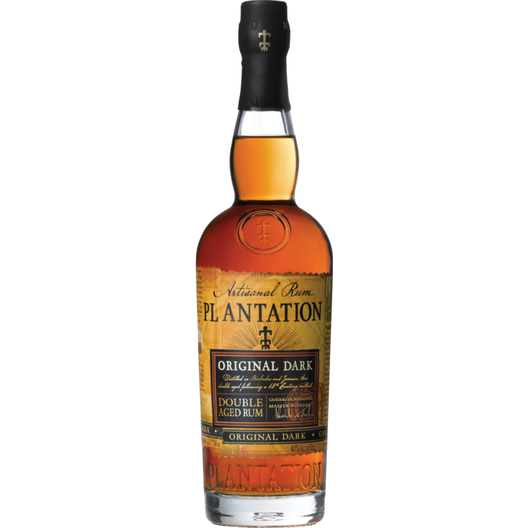 PLANTATION DARK RUM DOUBLE AGED ORIGINAL DARK 80 750ML