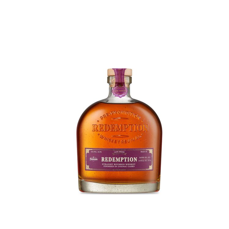 REDEMPTION STRAIGHT BOURBON FINISHED IN COGNAC CASKS CASK SERIES BATCH NO. 1 99 750ML