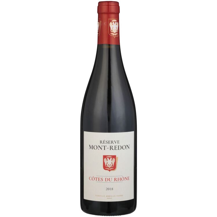 RESERVE MONT-REDON COTES DU RHONE ROUGE RESERVE 2018 750ML