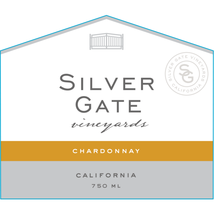 SILVER GATE VINEYARDS CHARDONNAY CALIFORNIA 750ML