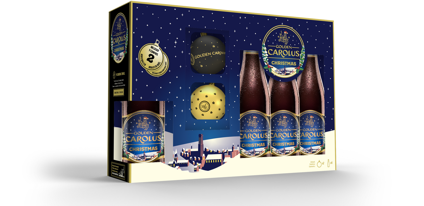 Gouden Carolus Noel Gift W/orn 6/4P 330ML