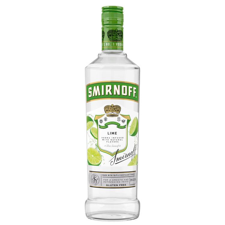 SMIRNOFF LIME FLAVORED VODKA 70 750ML