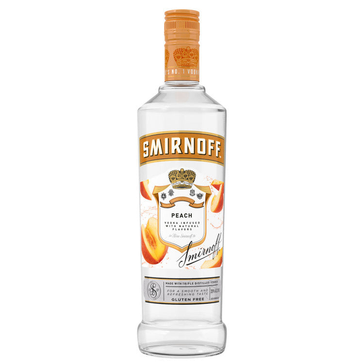 SMIRNOFF PEACH FLAVORED VODKA 70 750ML