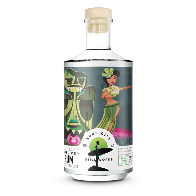 SURF CITY STILL WORKS LIGHT RUM SURFRIDER SMALL BATCH 84 750ML