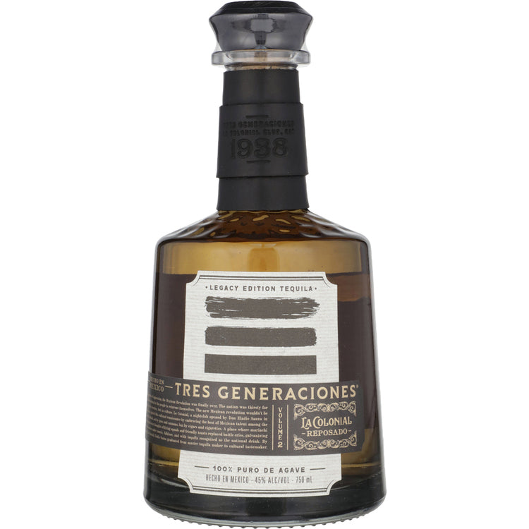 TRES GENERACIONES TEQUILA LEGACY EDITION VOL 2 LA COLONIAL BATCH 90 750ML