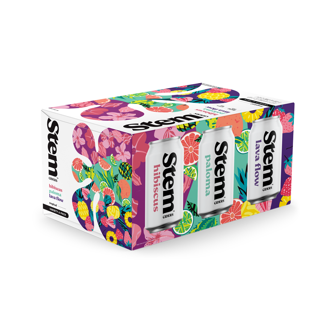 Stem Ciders Tropical Variety Can 4/6PK 12Z