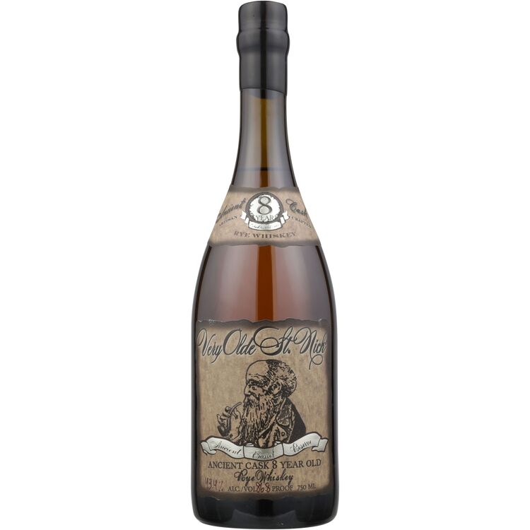 VERY OLDE ST. NICK RYE WHISKEY ANCIENT CASK 8 YR 86.8 750ML