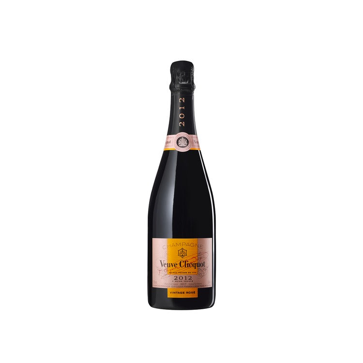VEUVE CLICQUOT CHAMPAGNE BRUT ROSE VINTAGE 2012 W/ GIFT BOX 750ML
